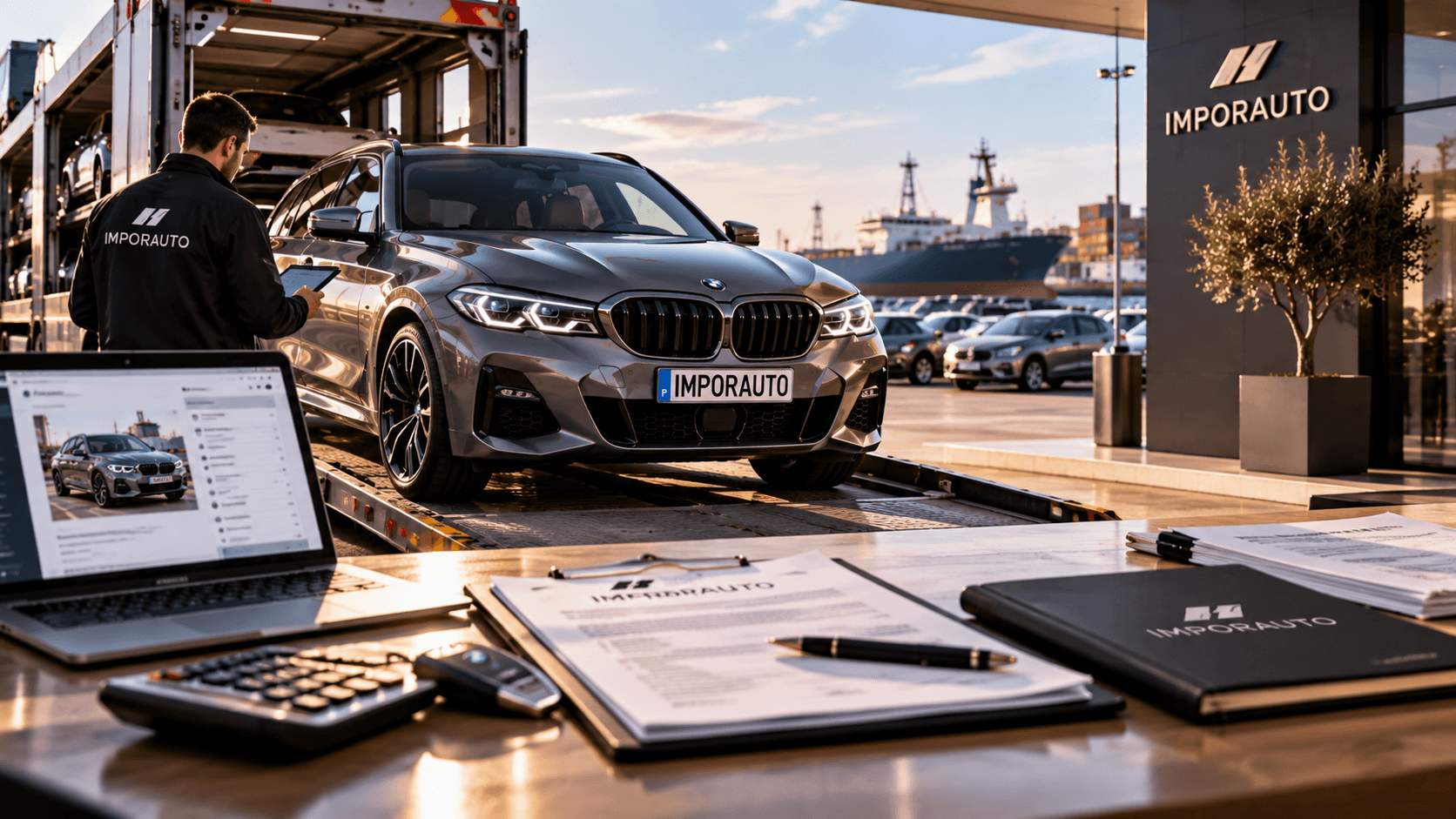 Cálculo dos custos de importação de um automóvel para Portugal