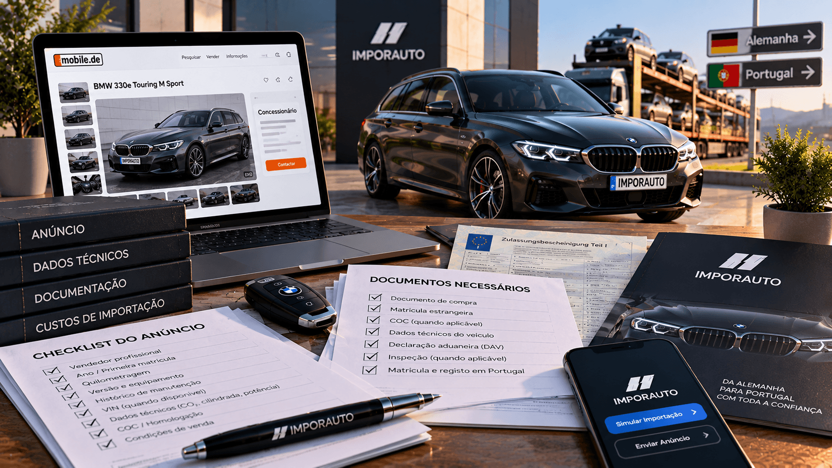 Análise dos custos de importação de um BMW 330e