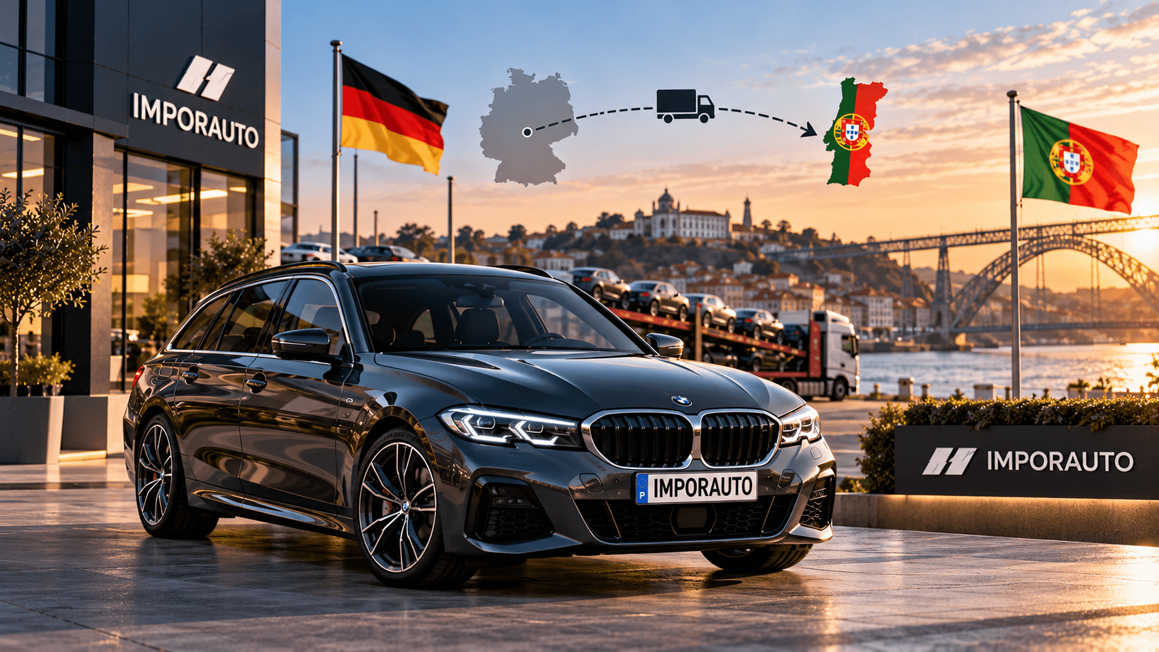 BMW 330e para importação da Alemanha para Portugal