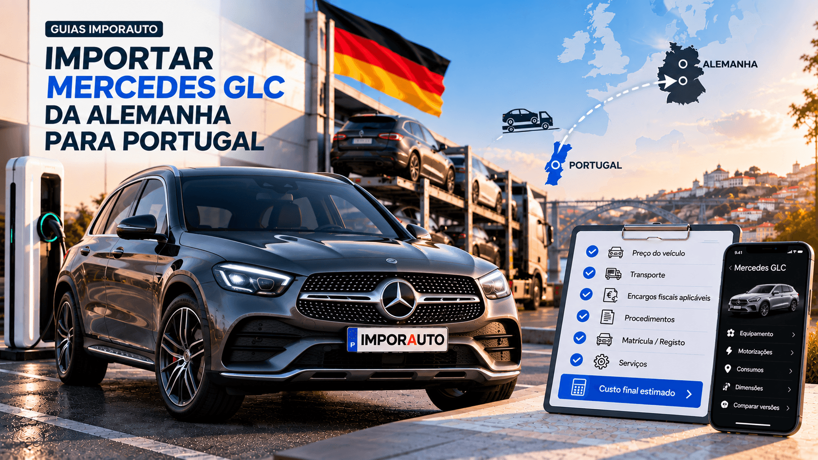 Mercedes GLC para importação da Alemanha para Portugal