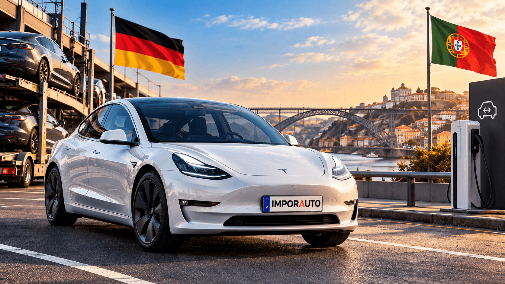 Tesla Model 3 para importação da Alemanha para Portugal