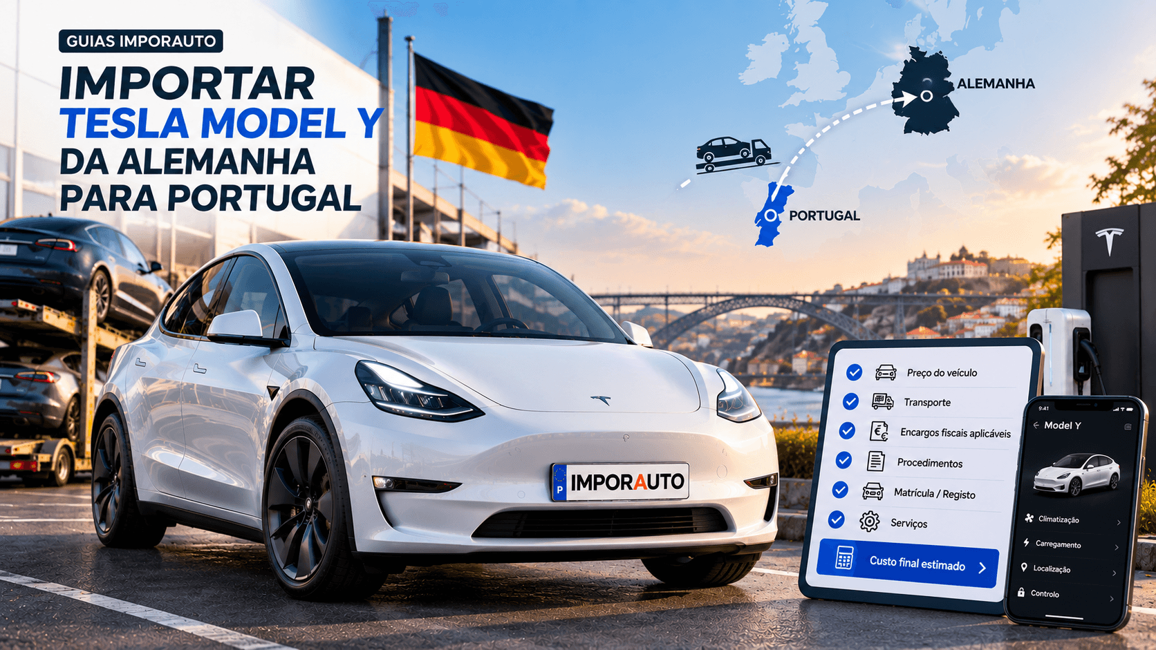 Análise dos custos de importação de um Tesla Model Y